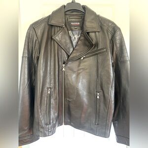 EMANUEL by Emanuel Ungaro NWOT Men’s Leather Moto Jacket Size XL